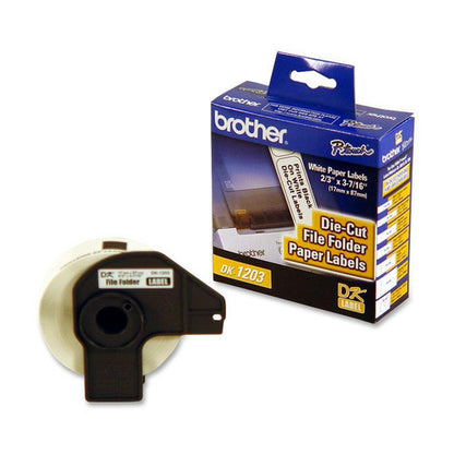 Brother QL Printer File Folder Labels DK-1203