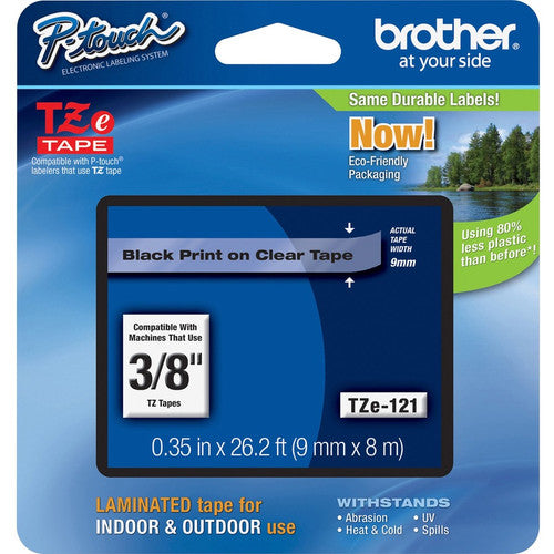 Brother P-touch TZe Laminated Tape Cartridges TZE121
