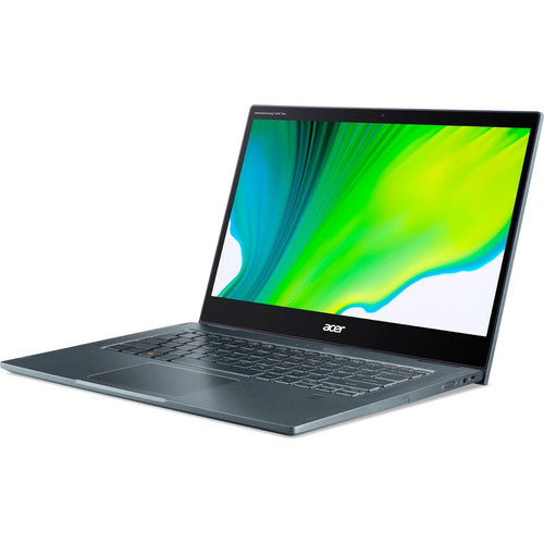 Acer Spin 7 SP714-61NA SP714-61NA-S1QA Ordinateur portable 2 en 1 à écran tactile 4G LTE 14" - Full HD - 1920 x 1080 - Qualcomm Kryo 495 Octa-core (8 cœurs) 3 GHz - 8 Go de RAM - 512 Go de mémoire flash - Bleu NX.A4NAA.001