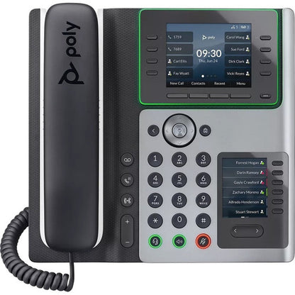 Téléphone IP Poly Edge E550 - Filaire - Filaire - NFC, Wi-Fi, Bluetooth - Bureau, Montage mural 2200-87050-025
