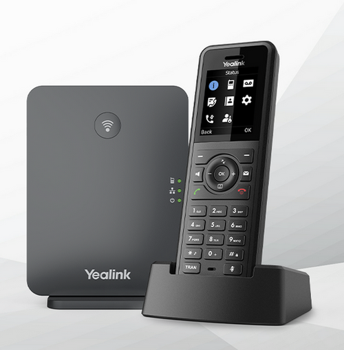 Téléphone IP Yealink W78P - Sans fil - Filaire - DECT - Bureau, Montage mural - Noir, Gris classique W78P