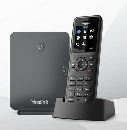 Téléphone IP Yealink W78P - Sans fil - Filaire - DECT - Bureau, Montage mural - Noir, Gris classique W78P