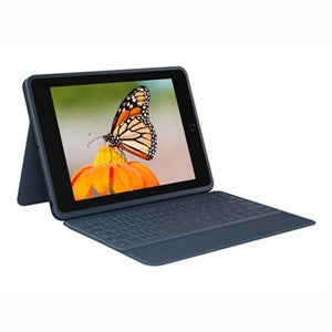 Logitech RUGGED COMBO 3 pour iPad (7e, 8e et 9e génération) - Bleu (boîte marron) 920-009385