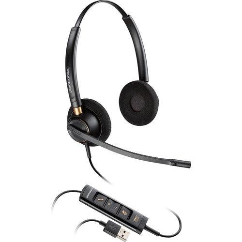 Plantronics Corded Headset with USB Connection 203444-01