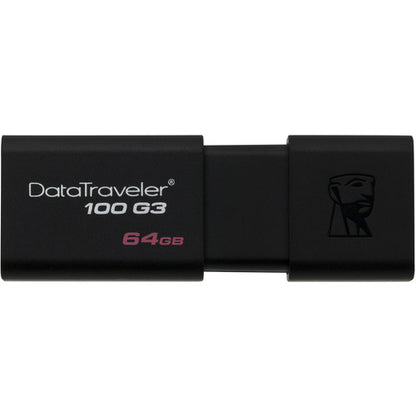Kingston 64GB DataTraveler 100 G3 USB 3.0 Flash Drive DT100G3/64GBCR