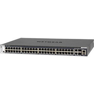Commutateur géré empilable Netgear M4300 48x1G avec 2x10GBASE-T et 2xSFP+ GSM4352S-100NES