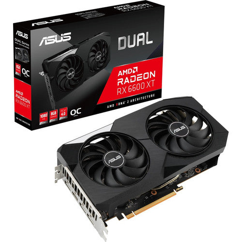 Carte graphique Asus AMD Radeon RX 6600 XT - 8 Go GDDR6 DUAL-RX6600XT-O8G