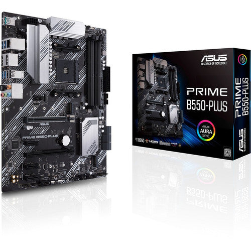 Carte mère de bureau Asus Prime B550-PLUS - Chipset AMD - Socket AM4 - ATX PRIME B550-PLUS