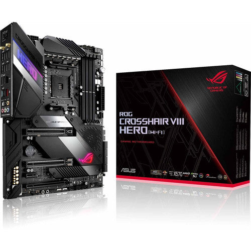 Carte mère de bureau Asus ROG Crosshair VIII Hero - Chipset AMD - Socket AM4 - ATX ROG CROSSHAIR VIII HERO (WI-FI)