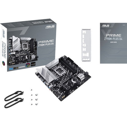 Carte mère de bureau de jeu Asus Prime Z790M-PLUSD4 - Chipset Intel Z790 - Socket LGA-1700 - Micro ATX PRIMEZ790M-PLUSD4