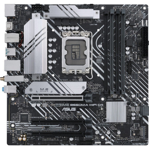 Carte mère de bureau Asus Prime B660M-A WIFI D4 - Chipset Intel B660 - Socket LGA-1700 - Mémoire Intel Optane compatible - Micro ATX PRIMEB660M-AWIFID4