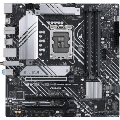 Carte mère de bureau Asus Prime B660M-A WIFI D4 - Chipset Intel B660 - Socket LGA-1700 - Mémoire Intel Optane compatible - Micro ATX PRIMEB660M-AWIFID4