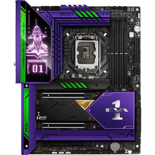 Carte mère de bureau Asus ROG Maximus Z690 Hero Maximus Z690 Hero EVA Edition - Chipset Intel Z690 - Socket LGA-1700 - Mémoire Intel Optane compatible ROG MAXIMUS Z690 HERO EVA