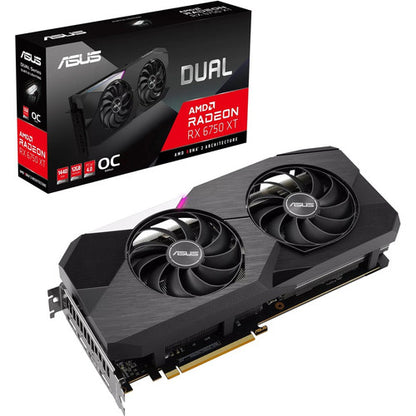 Carte graphique Asus AMD Radeon RX 6750 XT - 12 Go GDDR6 DUAL-RX6750XT-O12G