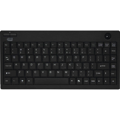 Mini-clavier trackball sans fil Adesso WKB-3100UB