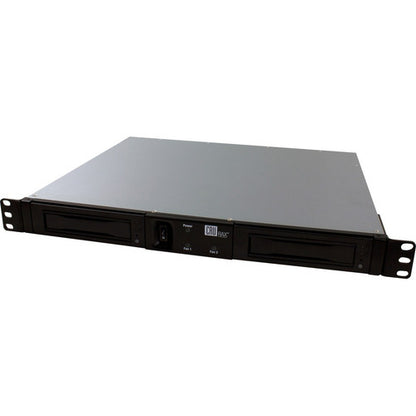 CRU RAX RAX215DC-3QJ Drive Enclosure - FireWire/i.LINK 800, USB 3.0, eSATA Host Interface - 1U Rack-mountable - Black 40610-3199-0000