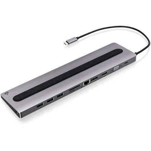 Station d'accueil ultra-mince IOGEAR Dock Pro 100 USB-C 4K GUD3C02B