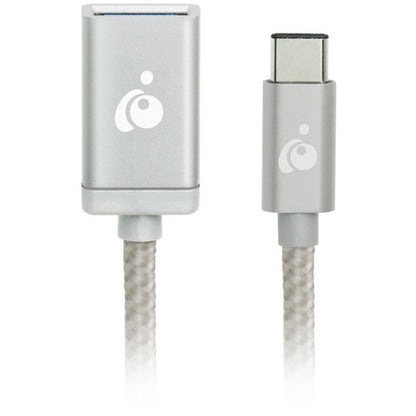 IOGEAR Charge & Sync USB-C to USB Type-A Adapter - Silver G2LU3CAF10-SIL