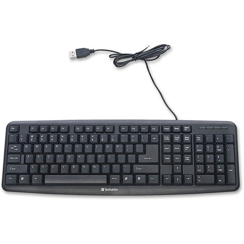 Clavier USB filaire Verbatim Slimline - Noir 99201