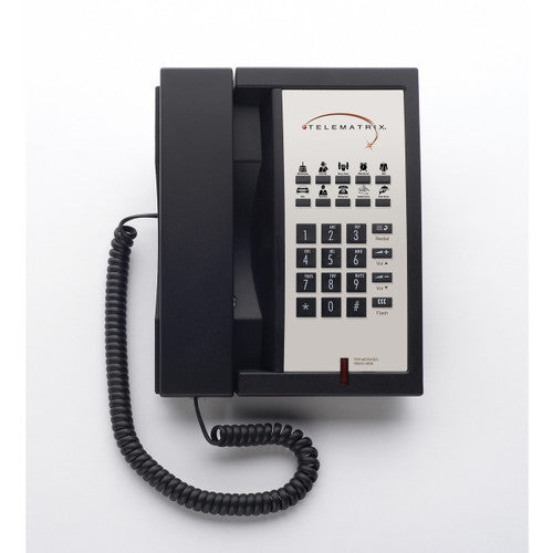 Télécomande Telematrix 3300MW10 à ligne unique, 10 boutons, noir
