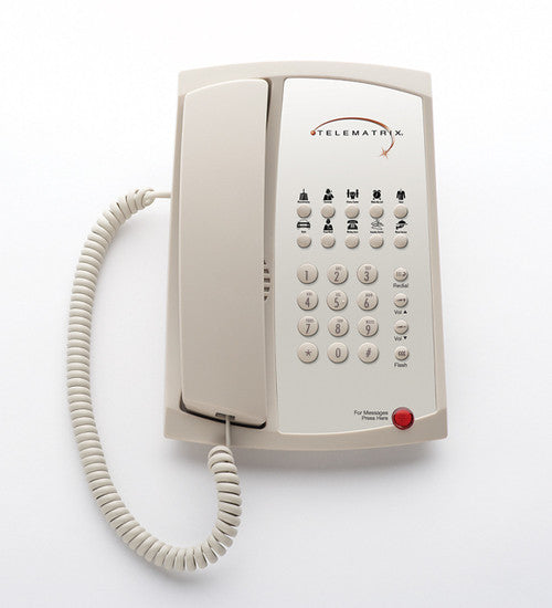 Télématrix 3100MW10 Ligne unique 10 boutons Ash