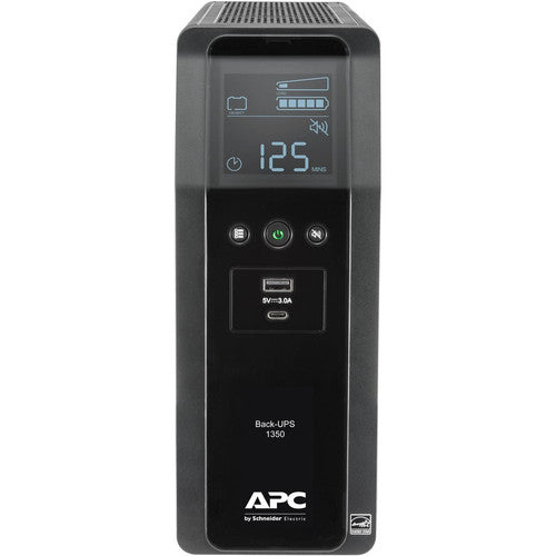 Onduleur Back-UPS Pro BN 1350VA de Schneider Electric, 10 prises, 2 ports de chargement USB, AVR, interface LCD BN1350M2