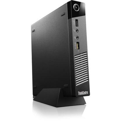 Ordinateur de bureau Lenovo ThinkCentre M53 10DC001HUS - Intel Pentium J2900 Quad-core (4 cœurs) 2,41 GHz - 4 Go de RAM DDR3L SDRAM - 180 Go Serial ATA/300 SSD - Tiny - Business Black 10DC001HUS
