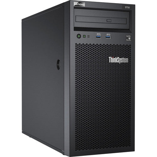 Lenovo ThinkSystem ST50 7Y48A02NNA 4U Tower Server - 1 x Intel Xeon E-2276G 3.80 GHz - 8 GB RAM - Serial ATA/600 Controller 7Y48A02NNA
