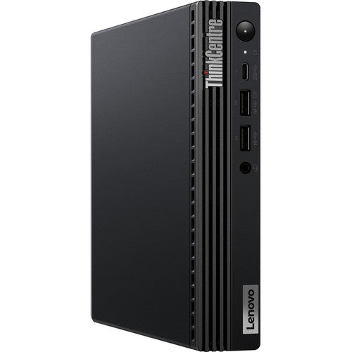 Ordinateur de bureau Lenovo ThinkCentre M70q Gen 3 11T300AKUS - Intel Core i5 12e génération i5-12400T Hexa-core (6 cœurs) 1,80 GHz - 16 Go RAM DDR4 SDRAM - 256 Go SSD M.2 PCI Express NVMe 4.0 - Minuscule - Noir 11T300AKUS