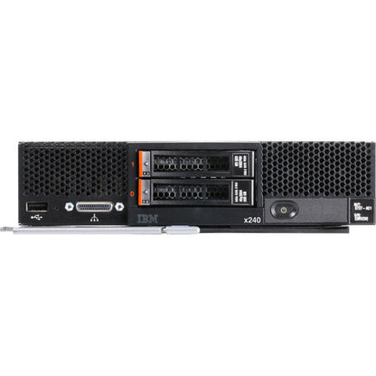 Serveur lame Lenovo PureFlex System x240 87376MU - 1 x Intel Xeon E5-2670 v2 2,50 GHz - 8 Go de RAM - Contrôleur SAS Serial ATA/600, 6 Gb/s 87376MU