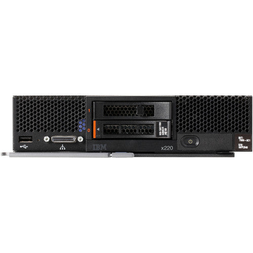 Serveur Lenovo Flex System x220 7906F2U - 1 x Intel Xeon E5-2418L 2 GHz - 4 Go RAM - Contrôleur Serial ATA/600 7906F2U