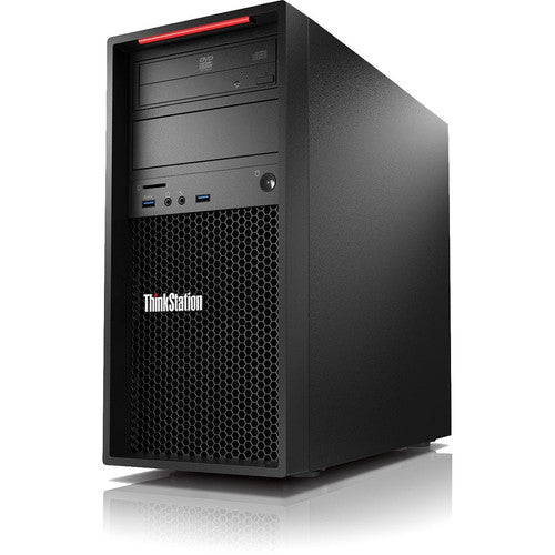 Lenovo ThinkStation P410 30B3001VCA Workstation - 1 x Intel Xeon Hexa-core (6 Core) E5-1650 v4 3.50 GHz - 16 GB DDR4 SDRAM RAM - 256 GB SSD - Graphite Black 30B3001VCA