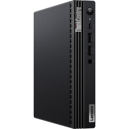 Ordinateur de bureau Lenovo ThinkCentre M80q Gen 3 11U10044US - Intel Core i5 12e génération i5-12500T Hexa-core (6 cœurs) 2 GHz - 8 Go de RAM DDR5 SDRAM - 512 Go SSD M.2 PCI Express NVMe 4.0 x4 - Minuscule - Noir 11U10044US