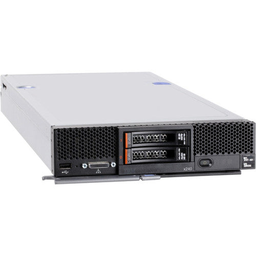 Serveur lame Lenovo Flex System x240 7162J4U - 1 x Intel Xeon E5-2670 v2 2,50 GHz - 16 Go RAM - Contrôleur SAS 6 Gb/s, Serial ATA/600 7162J4U