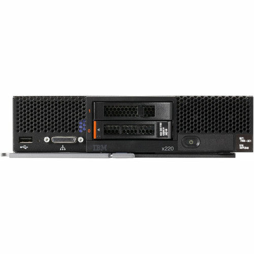 Serveur Lenovo Flex System x220 7906D2U - 1 x Intel Xeon E5-2420 1,90 GHz - 4 Go RAM - Contrôleur Serial ATA/600 7906D2U
