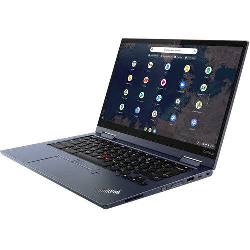 Lenovo ThinkPad C13 Yoga Gen 1 20UX000LUS Chromebook convertible 2 en 1 à écran tactile 13,3" - Full HD - 1920 x 1080 - AMD 3150C Dual-core (2 Core) 2,40 GHz - 4 Go de RAM totale - 32 Go de mémoire flash - Bleu abysse 20UX000LUS