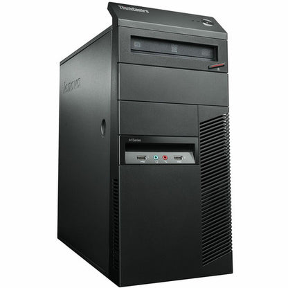Ordinateur de bureau Lenovo ThinkCentre M77 1995A7U - AMD Athlon II X2 B26 Dual-core (2 cœurs) 3,20 GHz - 2 Go RAM DDR3 SDRAM - Disque dur 250 Go - Tour - Noir professionnel 1995A7U