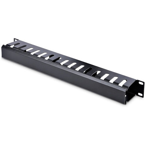 StarTech.com Panneau de gestion des câbles pour rack 1U avec couvercle CMDUCT1UX2