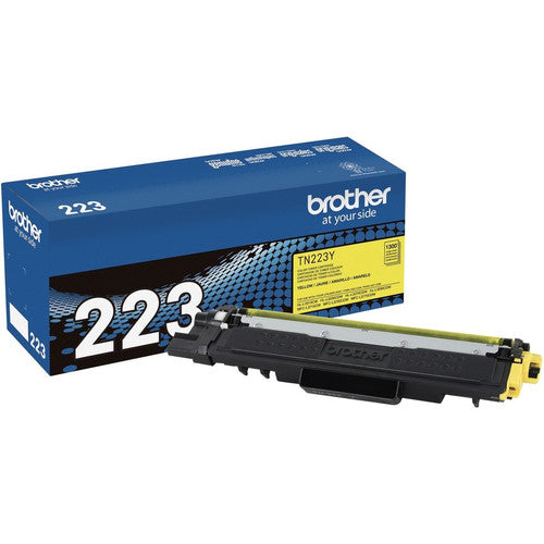Brother TN-223Y Original Standard Yield Laser Toner Cartridge - Yellow - 1 Each TN223Y