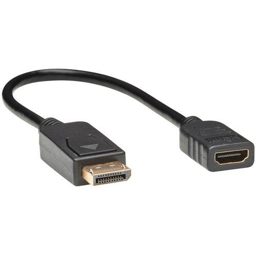 Adaptateur convertisseur vidéo DisplayPort vers HDMI Tripp Lite P136-001, M/F, 1 pi, noir P136-001