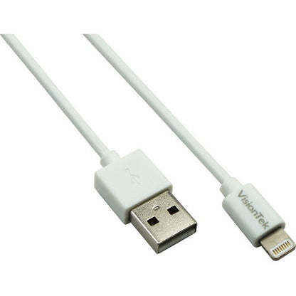 Câble VisionTek Lightning vers USB 2 mètres Blanc (M/M) 901199