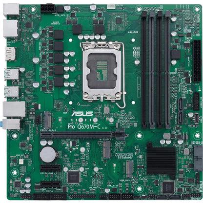 Carte mère de bureau Asus PRO Q670M-C-CSM - Chipset Intel Q670 - Socket LGA-1700 - Mémoire Intel Optane compatible - Micro ATX PRO Q670M-C-CSM