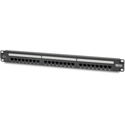 Panneau de brassage Cat6 à montage en rack 1U 24 ports Tripp Lite N252-P24 - Conforme PoE+ N252-P24