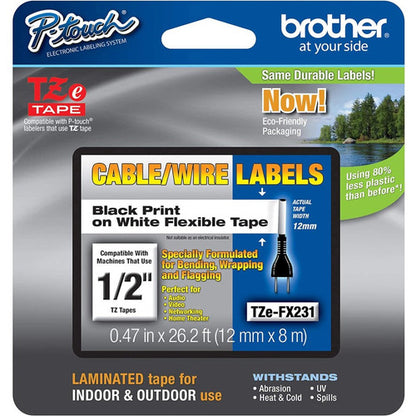 Brother Flexible Cable/Wire TZe ID Tape TZE-FX231