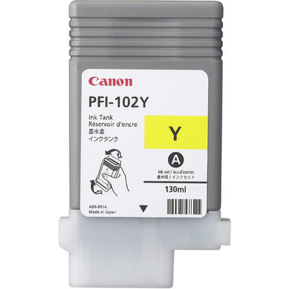 Réservoir d'encre jaune Canon LUCIA pour imprimantes IPF 500, 600 et 700 0898B001