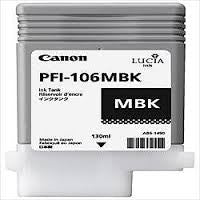 Cartouche d'encre à jet d'encre d'origine Canon PFI-106MBK - Pack noir mat 6620B001