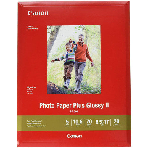 Canon Photo Paper Plus Glossy II - PP-301 - LTR (20 Sheets) 1432C003