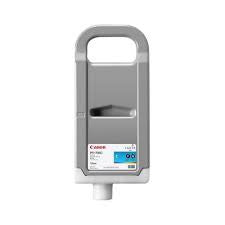 Cartouche d'encre à jet d'encre d'origine Canon PFI-706C - Cyan - 1 paquet 6682B001