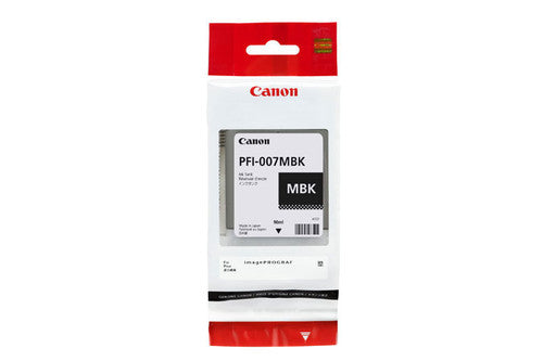 Cartouche d'encre à jet d'encre d'origine Canon PFI-007MBK - Pack noir mat 2142C001