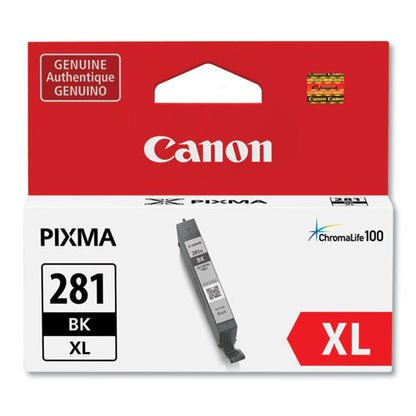 Cartouche d'encre à jet d'encre d'origine Canon CLI-281 XL - Pack noir 2037C001